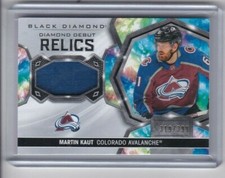 2020 2020-21 BLACK DIAMOND MARTIN KAUT ROOKIE DEBUT RELICS JERSEY 319/399