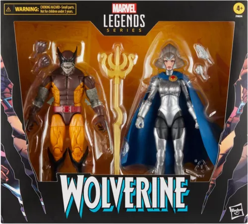 Hasbro Marvel Legends Series 6" Figures Wolverine and Lilandra Neramani 2 Pack
