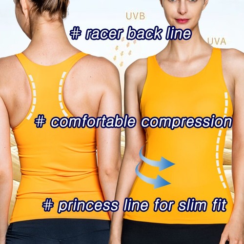 Private Island Hawaii Women Tankini Swim Bathing Suits Yoga Tank Top Petite Size - Picture 16 of 53
