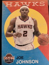 2011-12 Panini Past and Present Atlanta Hawks Basketball Card #140 Joe Johnson