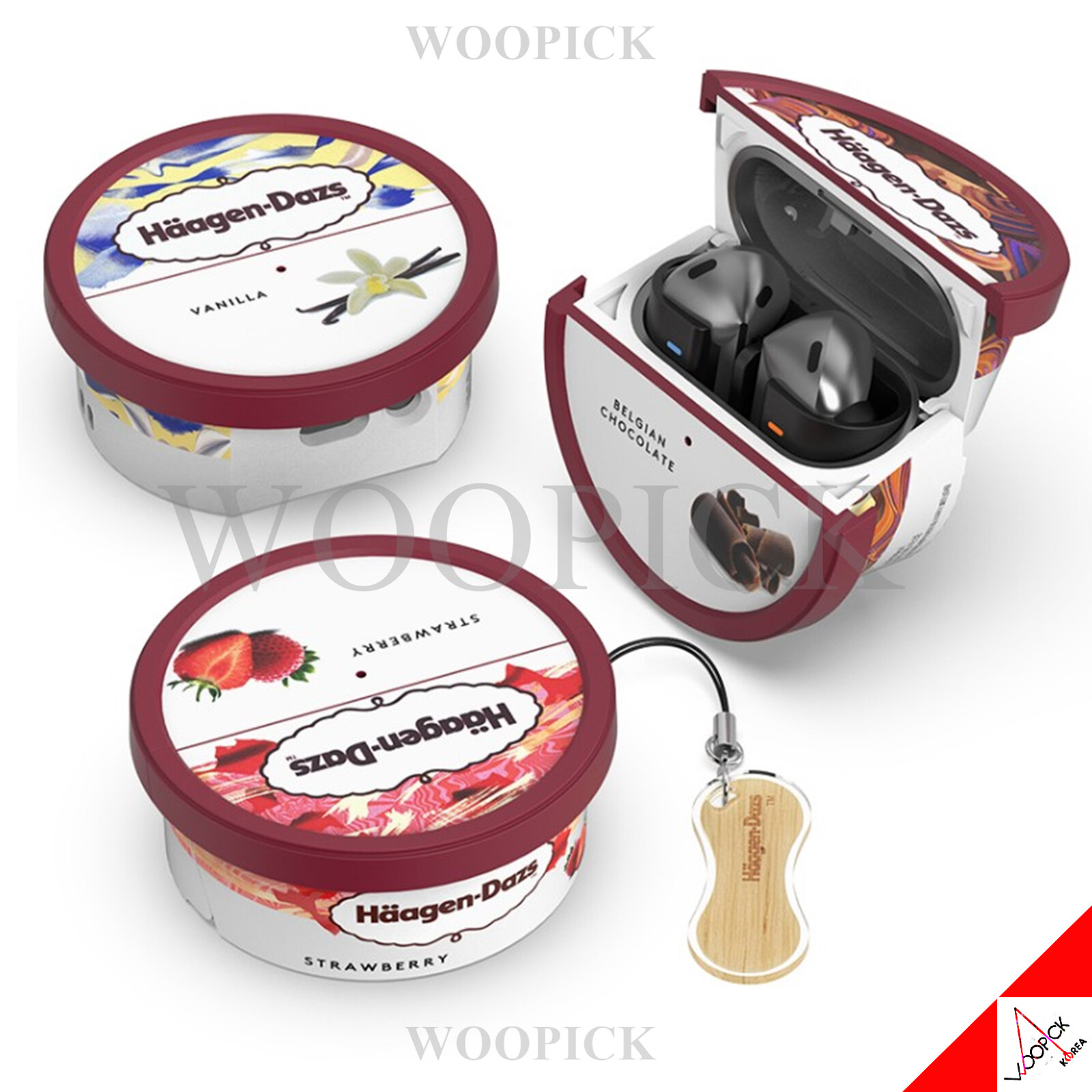 Samsung Galaxy Buds3/Buds3 Pro Häagen-Dazs Mini Cup Cover Case Official 3-Type