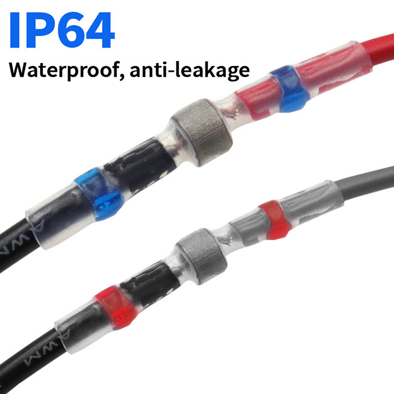 50Pcs Heat Shrink Solder Sleeve Waterproof Seal Wire Splice Connector