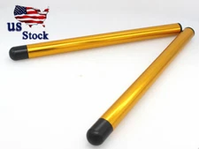 US CNC Gold Motorcycle Clip Ons Replacement 7/8'' 22MM Handle Bar Handlebar Tube