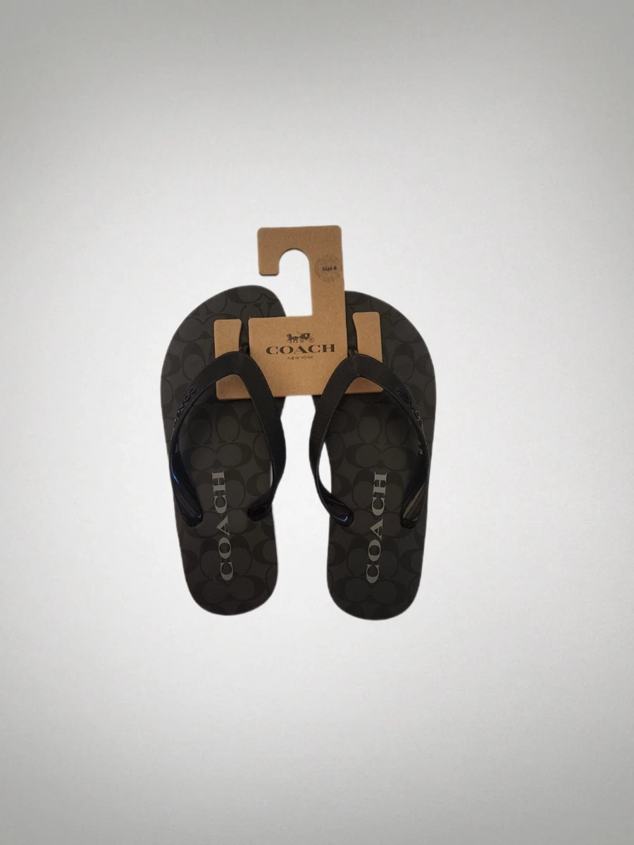 Coach flip flops size 9 deals