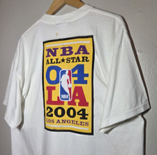 Vintage 2004 NBA All Star Los Angeles Tee Y2K USA LA Basketball Sports NEW Sz XL