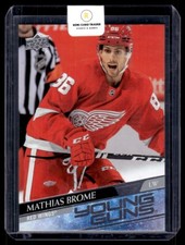 2020-21 Upper Deck Young Guns Mathias Brome Rookie #468 Detroit Red Wings