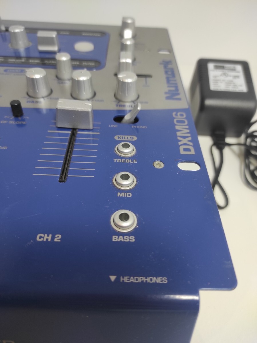 Numark DXM06 2-Channel Digital DJ Mixer w/ Power Cord
