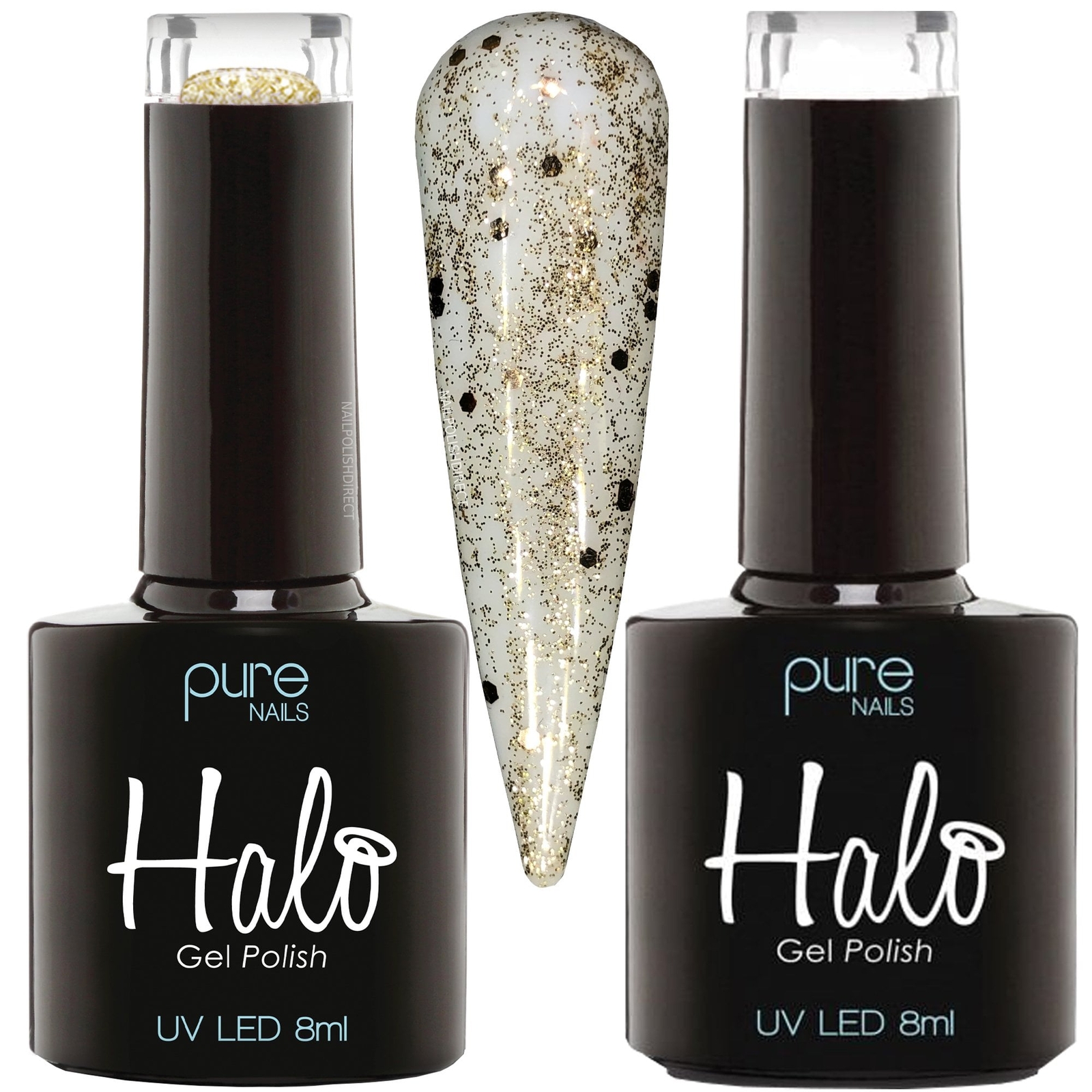 Halo French White & Prosecco Gel Polish Duo (2 x 8ml)