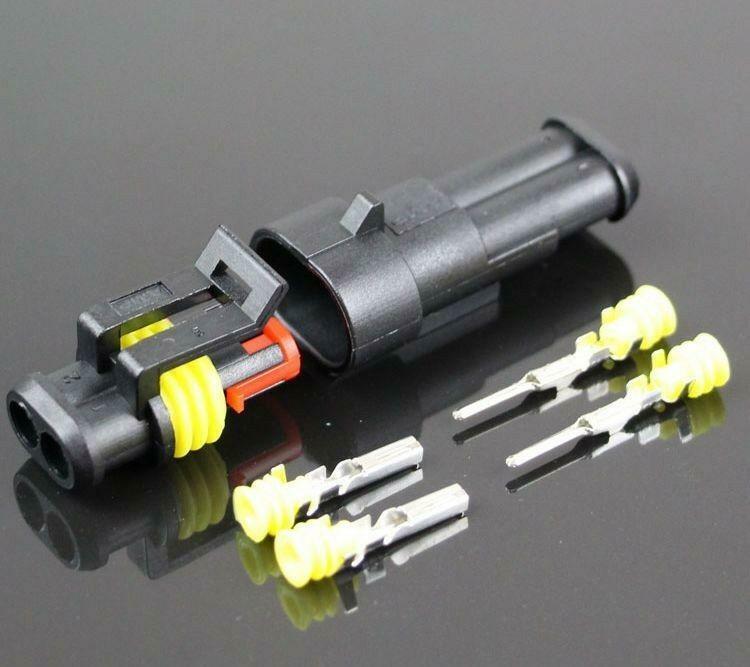 15 Kits 2 3 4 Pins Way Sealed Waterproof Electrical W E