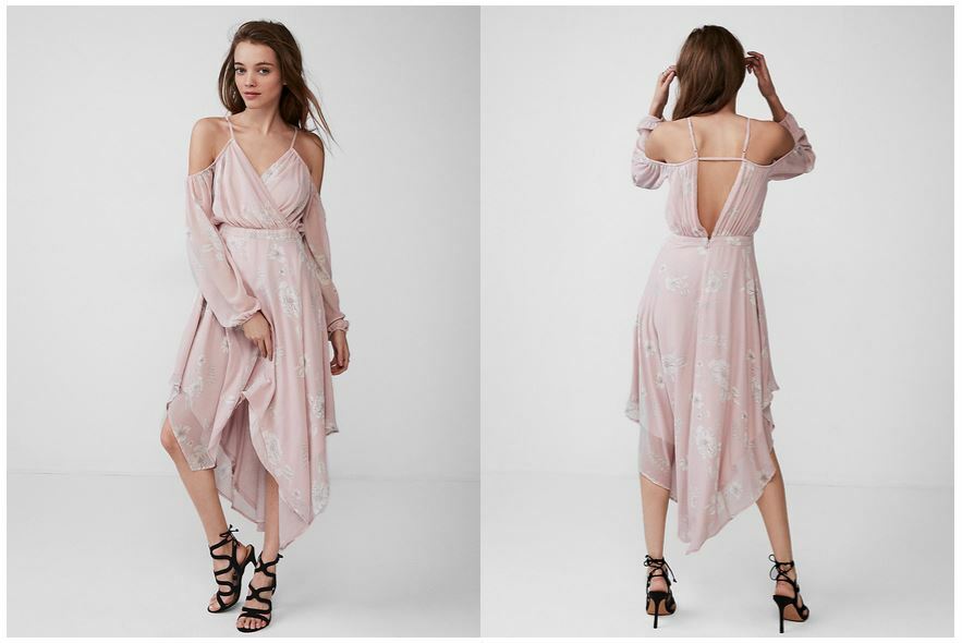 strapless open back dress Gucci Pink Pliss Poly Satin Dress