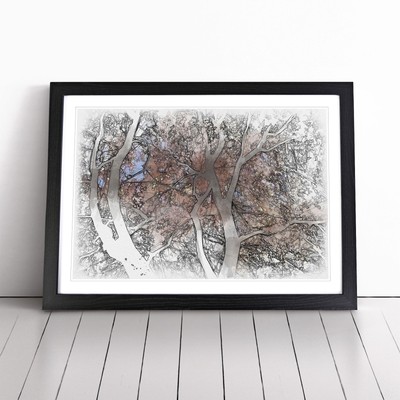 Maple Tree Vol.2 Skizze Wandbild Kunstdruck gerahmt Leinwand Bild Poster Deko