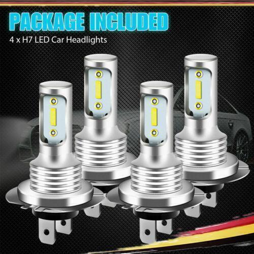 4X H7 LED Fog Lights High Low Beam Bulbs Xenon White 6000K 12V  