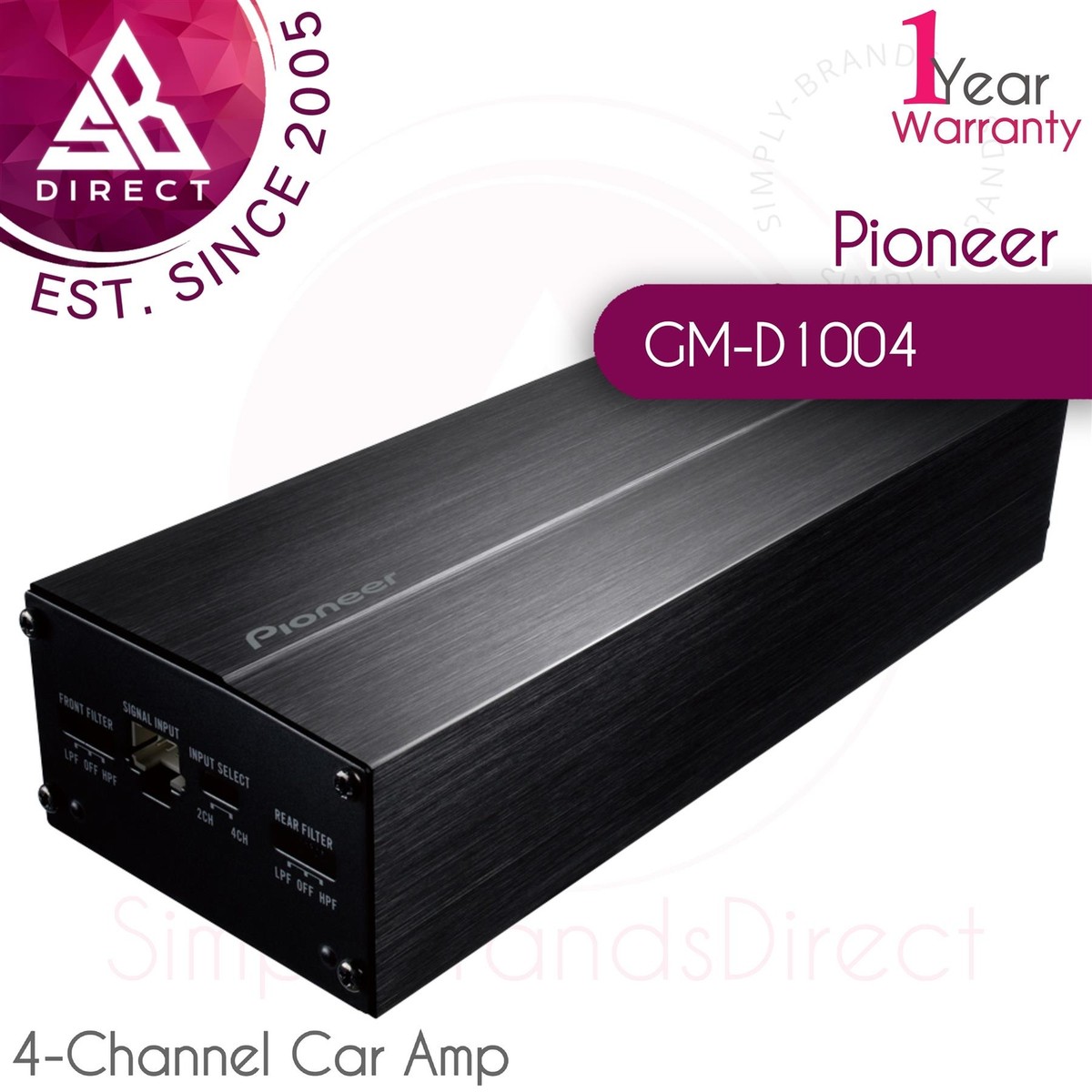 Pioneer carrozzeria GM-D1004 アンプ Pioneer GM-D1004 | Amplifiers, Digital Amplifiers, 4 Channel