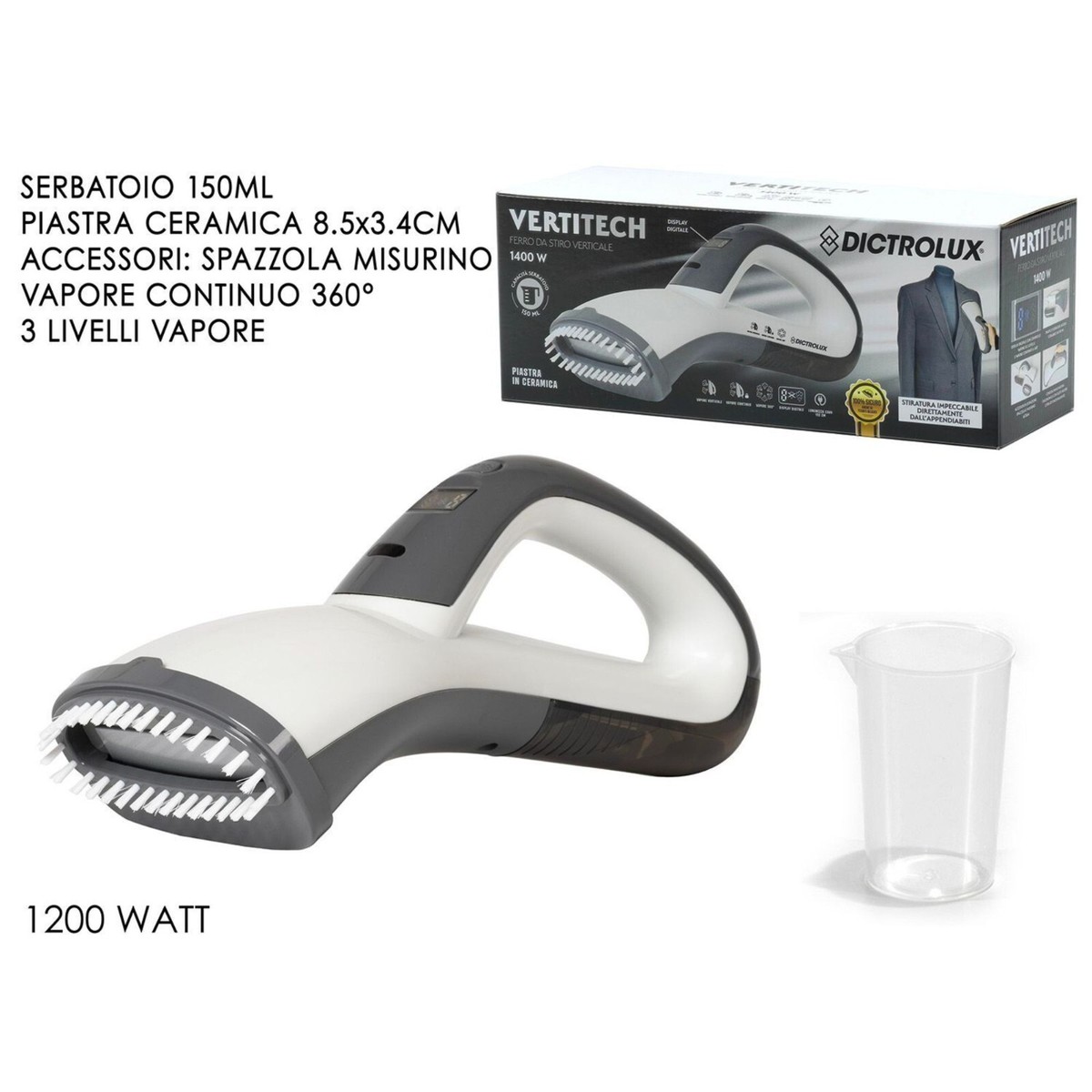 Ferro Da Stiro Verticale Portatile G6 - 2 In 1, 0.7 Libbre, 10 Minuti Di Vapore Continuo - Foto 9