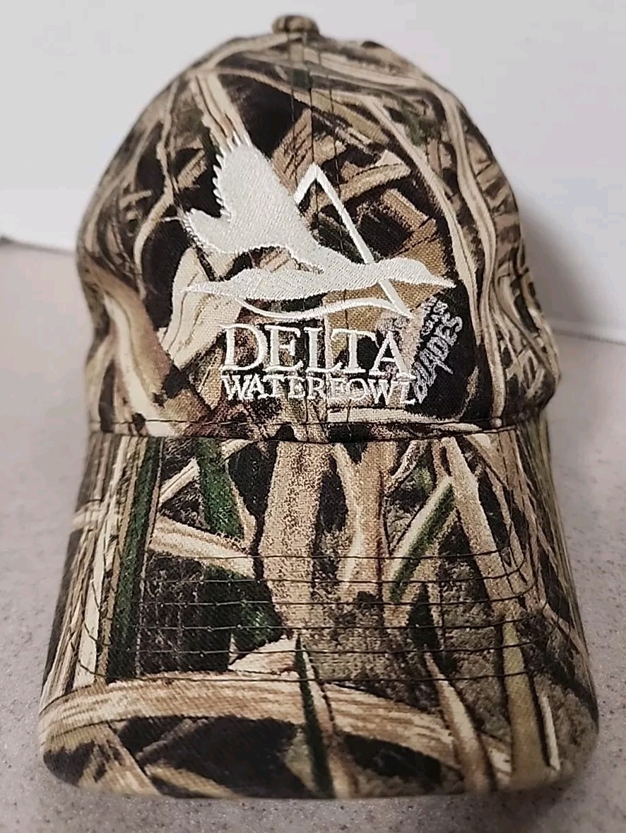 Delta Waterfowl Foundation Camoflauge Hat Mossy Oak Shadow Grass