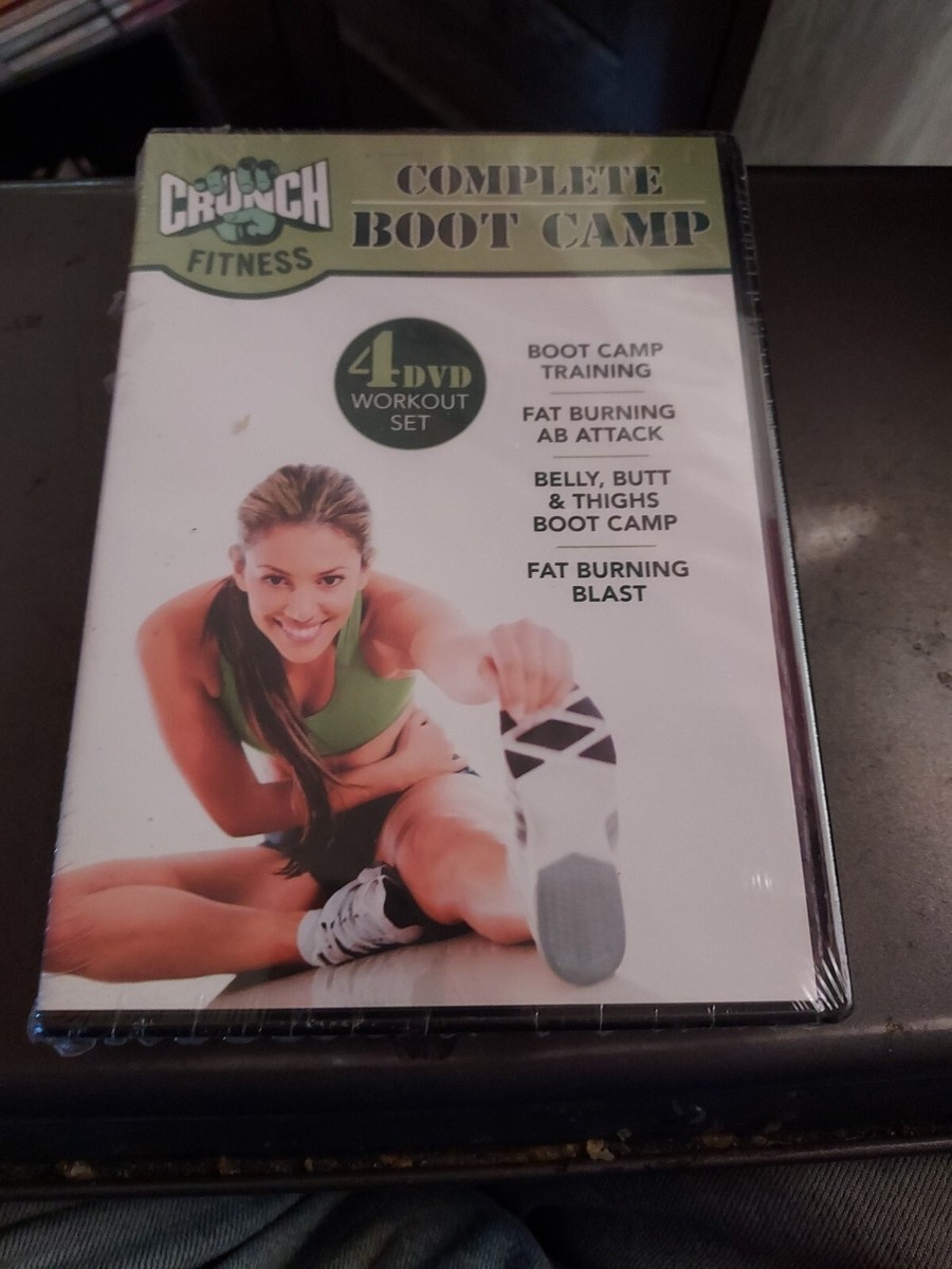 Crunch Fitness Complete Bootcamp 4 DVD Workout Set Boot Camp Fat