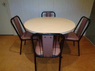 Retro Round Dining Table With 4 Chairs Tables Gumtree Australia Whitehorse Area Mitcham 1277310231 Retro Round Dining Table With 4 Chairs, Retro Round Dining Table Gumtree