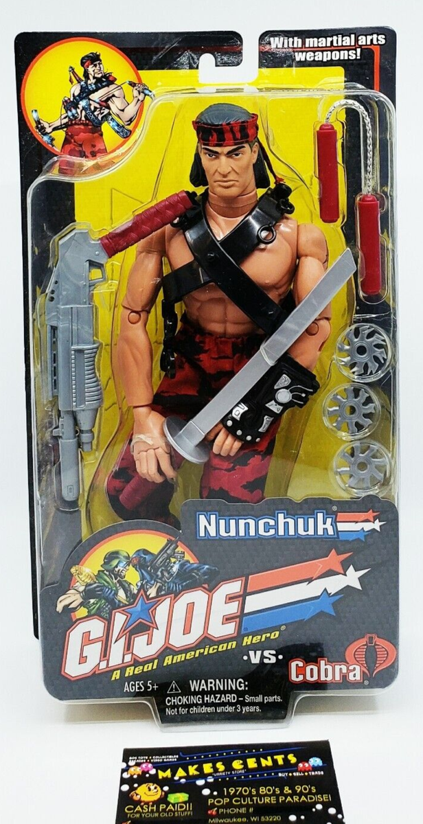 NEW Vintage 2001 Hasbro G.I. Joe VS Cobra NUNCHUK 12