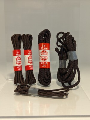 Assorted Value Lot, KIWI Brown Dress & Outdoor Shoe Laces 27'' 69cm, 36'' 91cm