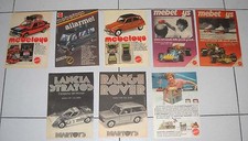 Lotto 8 Pubblicità Auto MEBETOYS MARTOYS Mattel Topolino anni 70 Advertising