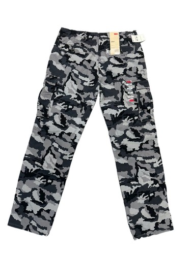 Levis Relaxed Fit Ace Cargo Pants Color Dark Grey Camouflage 0019 - Picture 2 of 3