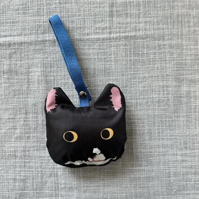 LeSportsac猫ポーチ小型 6701 E222 Caturday Acc Lesportsac NewNew Cat Bag Charm with Foldable Shopping Bag