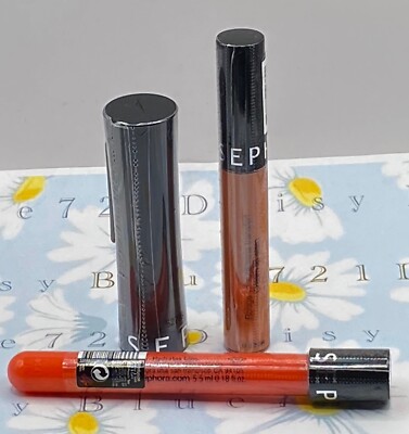 Sephora Peach Tea, Pink Latte, and R13 1st Night Lipstick SEALED Lot of 3