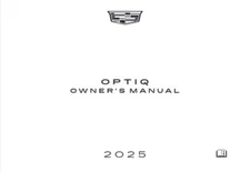2025 Cadillac OPTIQ Owners Manual User Guide