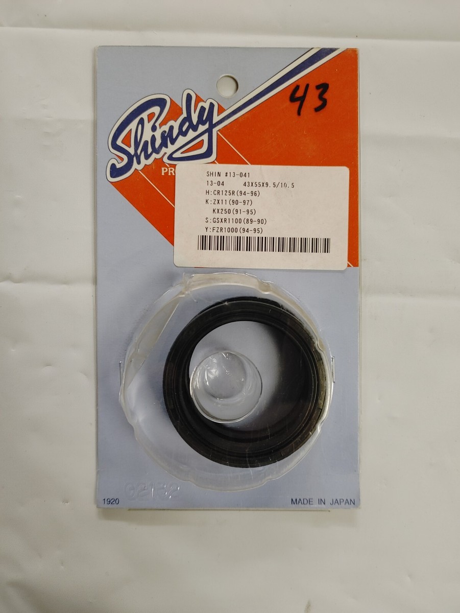 k Shindy 13-041 Fork Seals 43mm x 55mm x 9.5 / 10.5mm | eBay