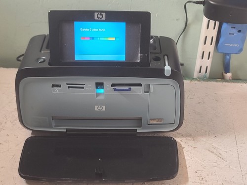 HP Photosmart A626 Digital Photo Inject Printer with AC Power Adapter Black