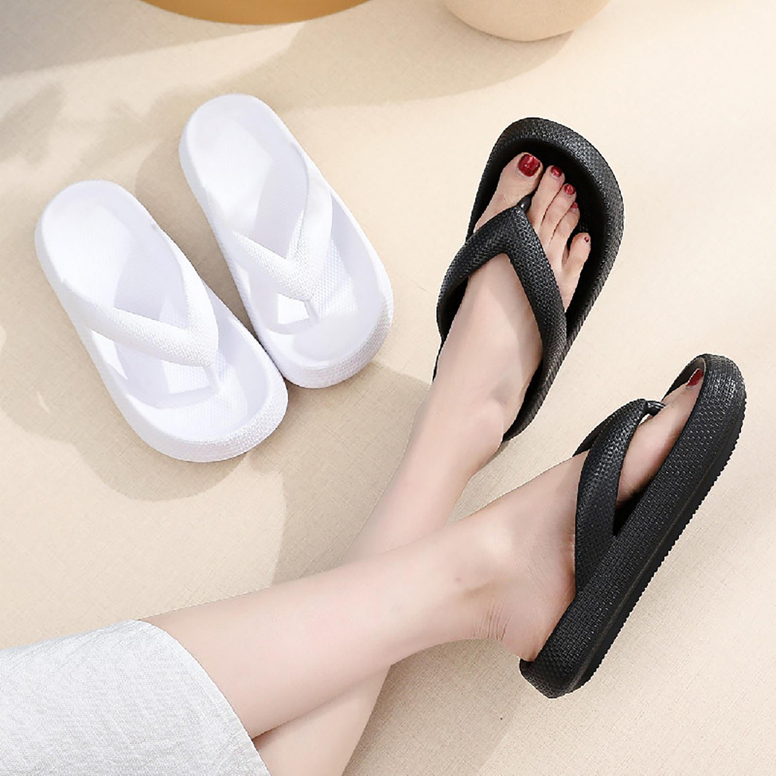 PANTOFOLA D’ORO Ciabatte doccia antiscivolo EVA estive infradito casa scivolo con suola spessa tipo