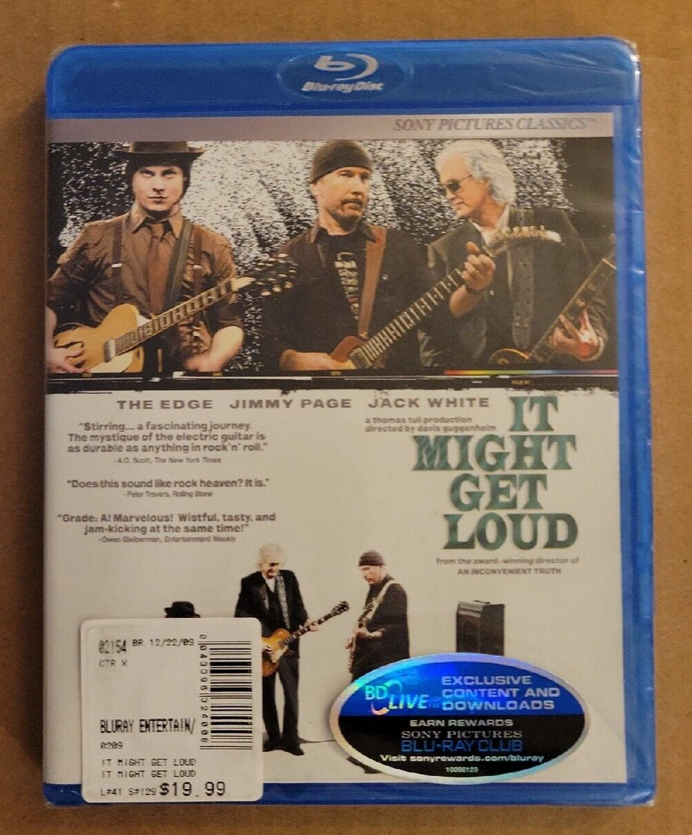 IT MIGHT GET LOUD NEW BLU RAY Jimmy Page Jack White The Edge Led