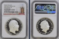 2022 UK S£5 2oz SILVER BRITISH MONARCHS KING EDWARD VII PF69 FIRST RELEASES
