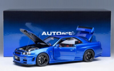 77462 AUTOart 1:18 Nissan NISMO R34 GT-R Z-tune (Bayside Blue