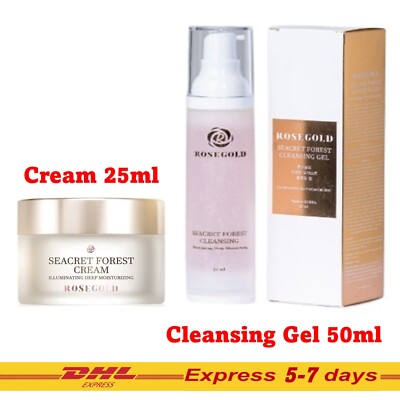 Rosegold Seacret Forest Cream & Cleansing Gel Anti-Acne Bright Skin (Set 2 pcs)