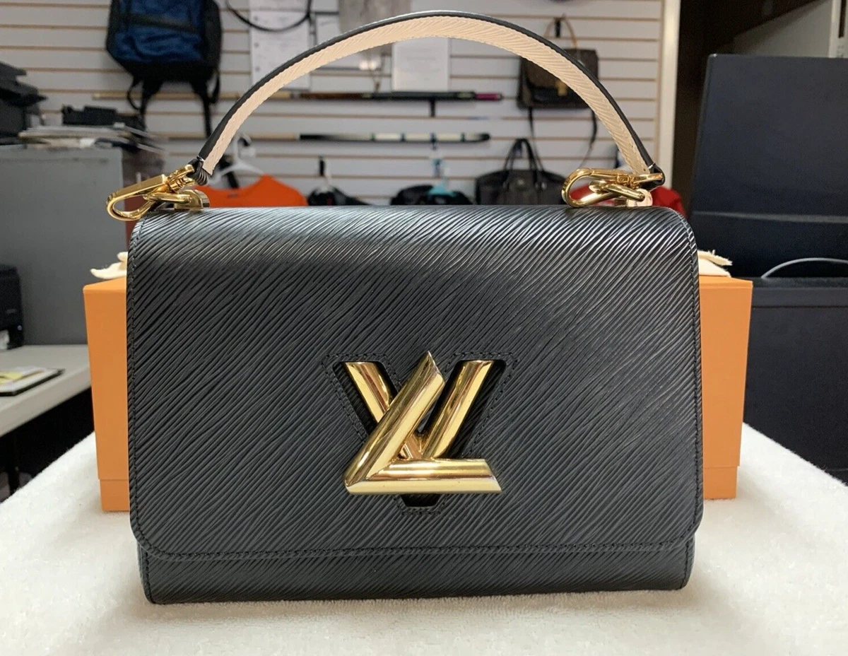 Louis Vuitton Twist MM Black Epi Leather Bag