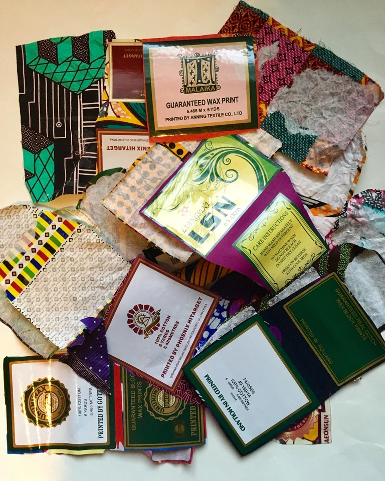 Small Scrap Pieces - African Print Fabric - Image 2 of 3