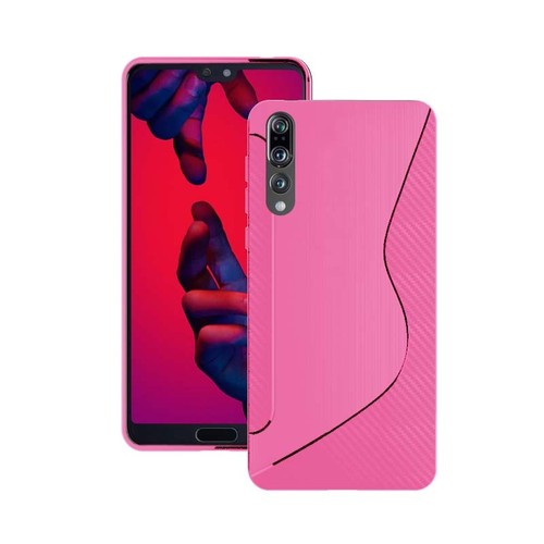 Funda Para Huawei P20 Pro S-Line De Silicona Gel Piel Resistente A Los Golpes - Picture 4 of 7