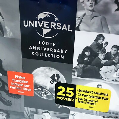 Universal 100th Anniversary LIMITED EDITION 2012 DVD Video Universal 100th Anniversary LIMITED EDITION 2012 DVD Video
