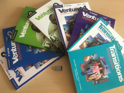 ESL für Erwachsene Englisch Selbstsstudium Ventures Level 2 - Level 5 Cambridge