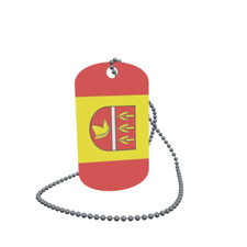 Dog Tag Flag Bunting Pampow Dog Tag Aluminium 30 x 50mm