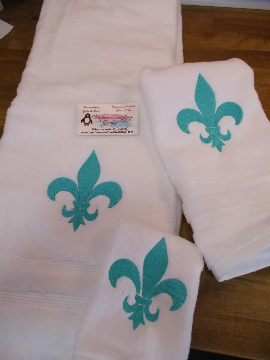 Bath towel set - monogram