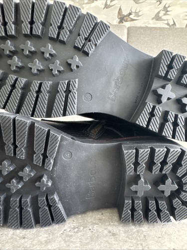 Barbour Heidi Stiefel Wanderschuhe Gr. UK 4 schwarz genarbtes Leder Tartan - Bild 17 von 20