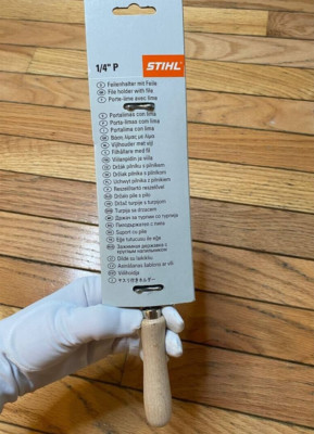STIHL OEM File Guide Kit for 1/4'' Pitch, Size 1/8'' (3,2mm), 5605 750 4300