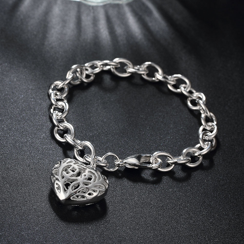 925 Sterling Silber überzogenes Armband Mit Filigr Produktbild-Vorschau 10