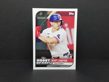2024 Topps Hobby Rip Night Baseball #24 Wyatt Langford, Rangers (RC) - Base Card