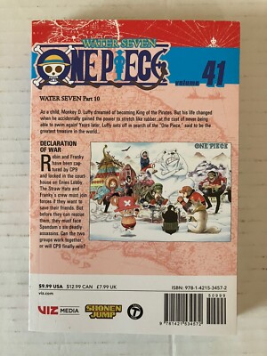 Eiichiro Oda One Piece, Vol. 41 Water Seven Paperback | eBay