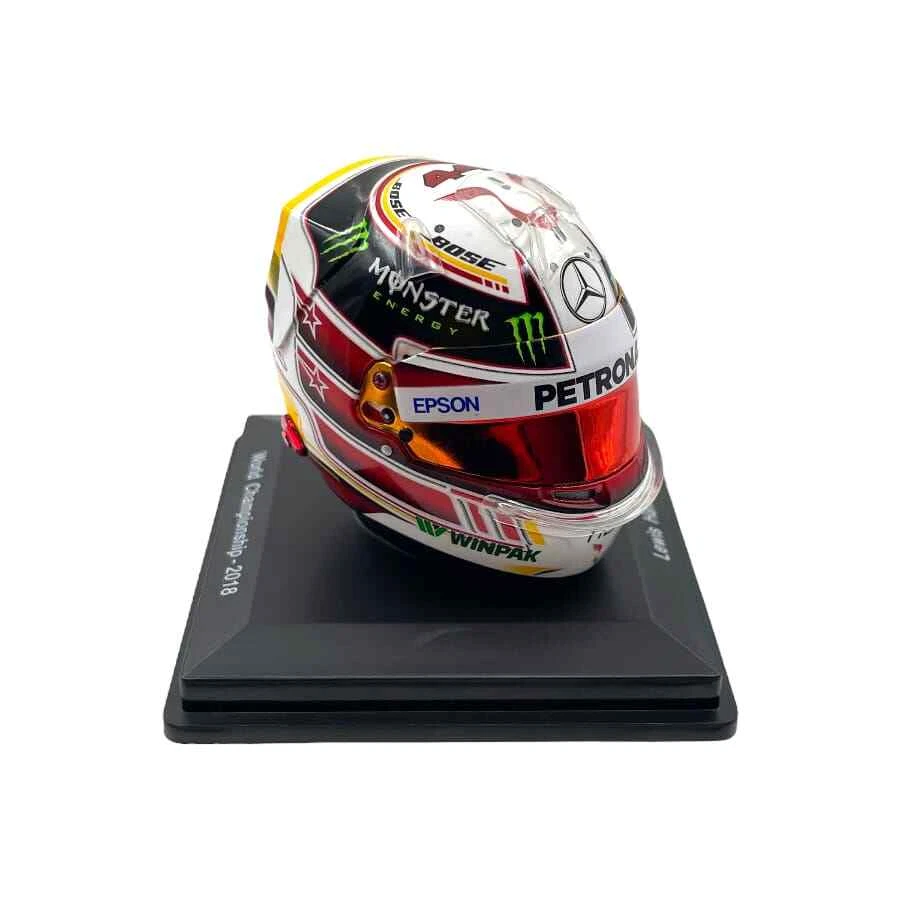 Mini Helmet Spark 1/5 Lewis Hamilton Mexican GP World Championship 2018 - Immagine 2 di 4