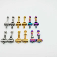 2Pcs M5x30mm M5X40mm Bike Seat Post Bolt Titanium Ti Bicycle Screws 