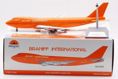 INFLIGHT200 BRANIFF INTERNATIONAL B747-130 1:200 DIECAST